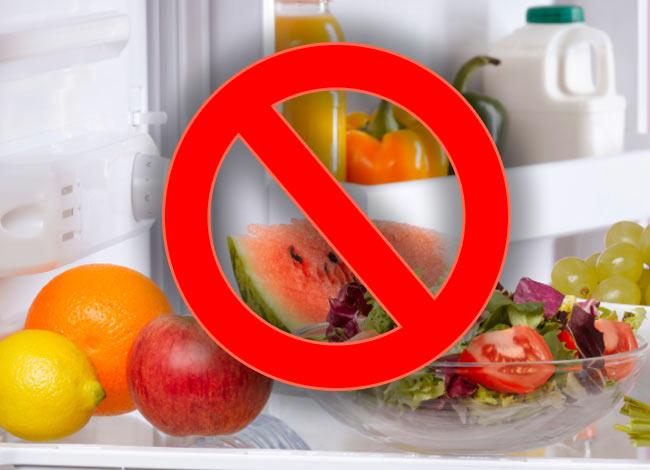 5 comidas que não devem ser guardadas no frigorífico