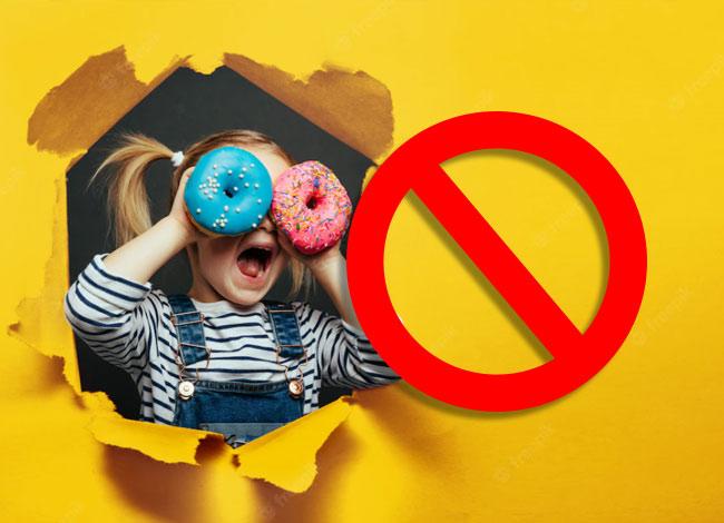 Alimentos que não deve dar de comer às crianças