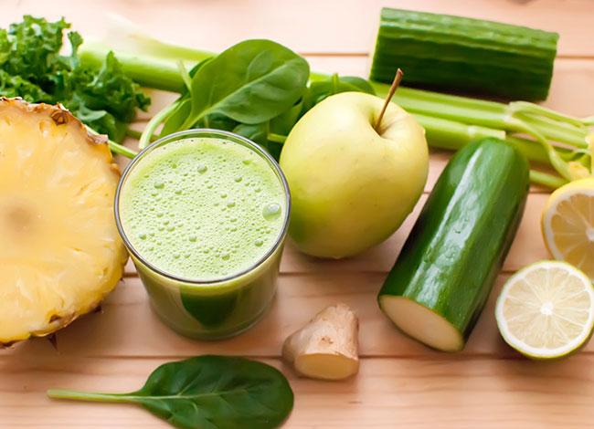 Detox - Sumos Detox de Pepino, Gengibre e Limão