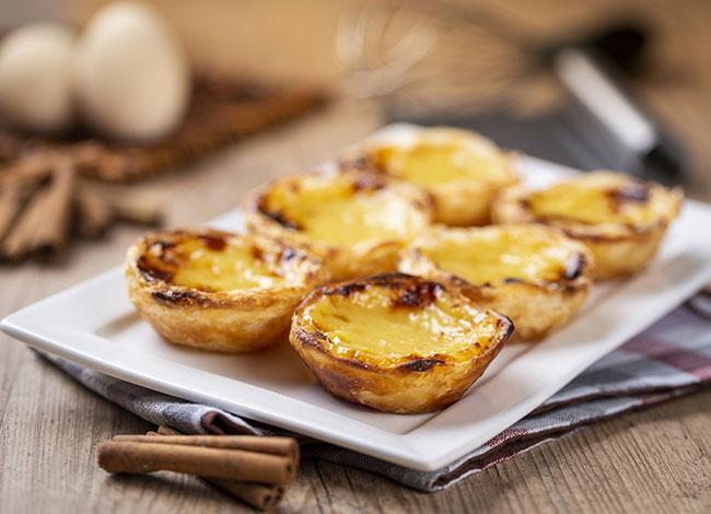 Sobremesas Light - Pastéis de nata portugueses